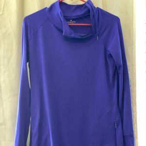 Athleta Diagonal Zip Cold Weather Long Sleeve